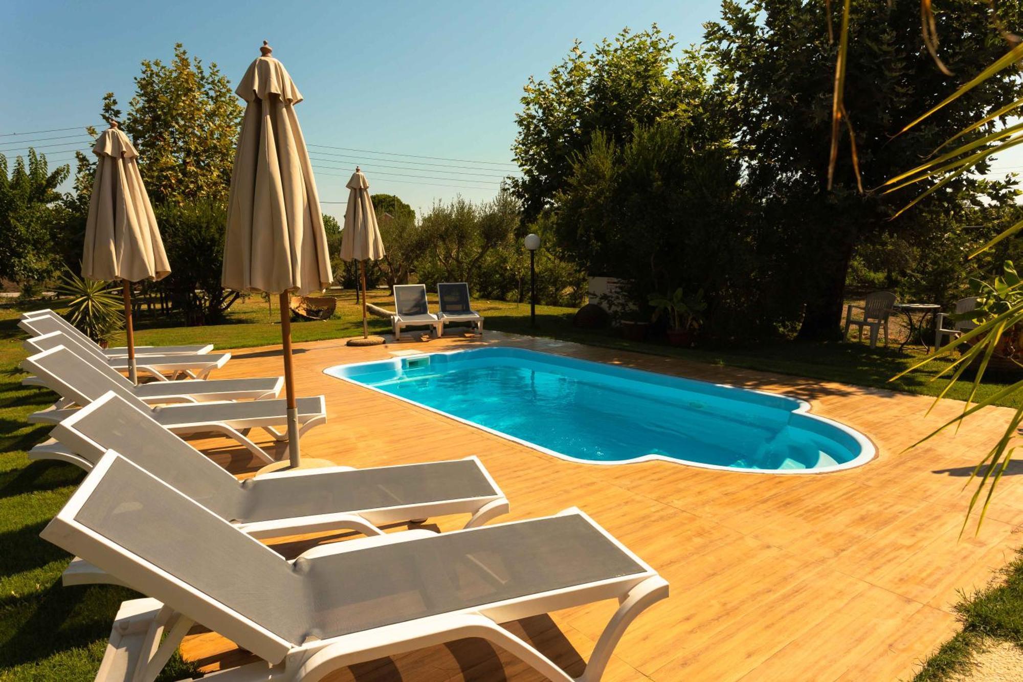 Appartamento Blue Wave With Pool 100m From The Karousádes